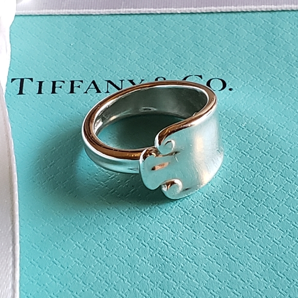 Tiffany & Co. Jewelry - Antique 1911 Tiffany & Co Flemish Spoon ring